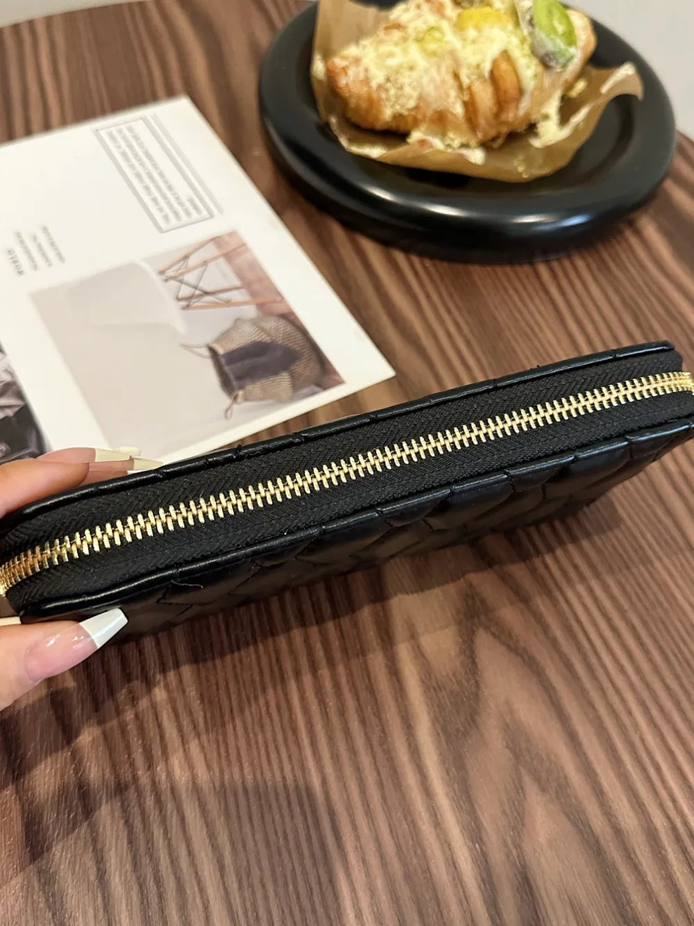 PU Leather Solid Color Wallet Easy Apparels