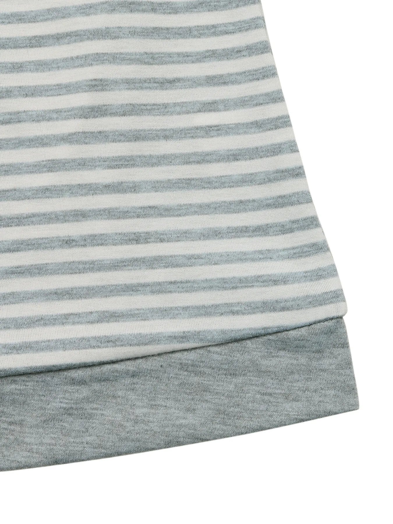 Trendsi Striped Long Sleeve Casual T-Shirt