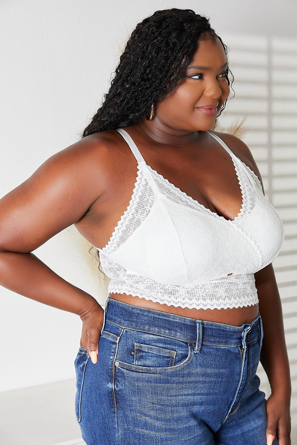 JadyK Skye Full Size Lace Bralette Easy Apparels