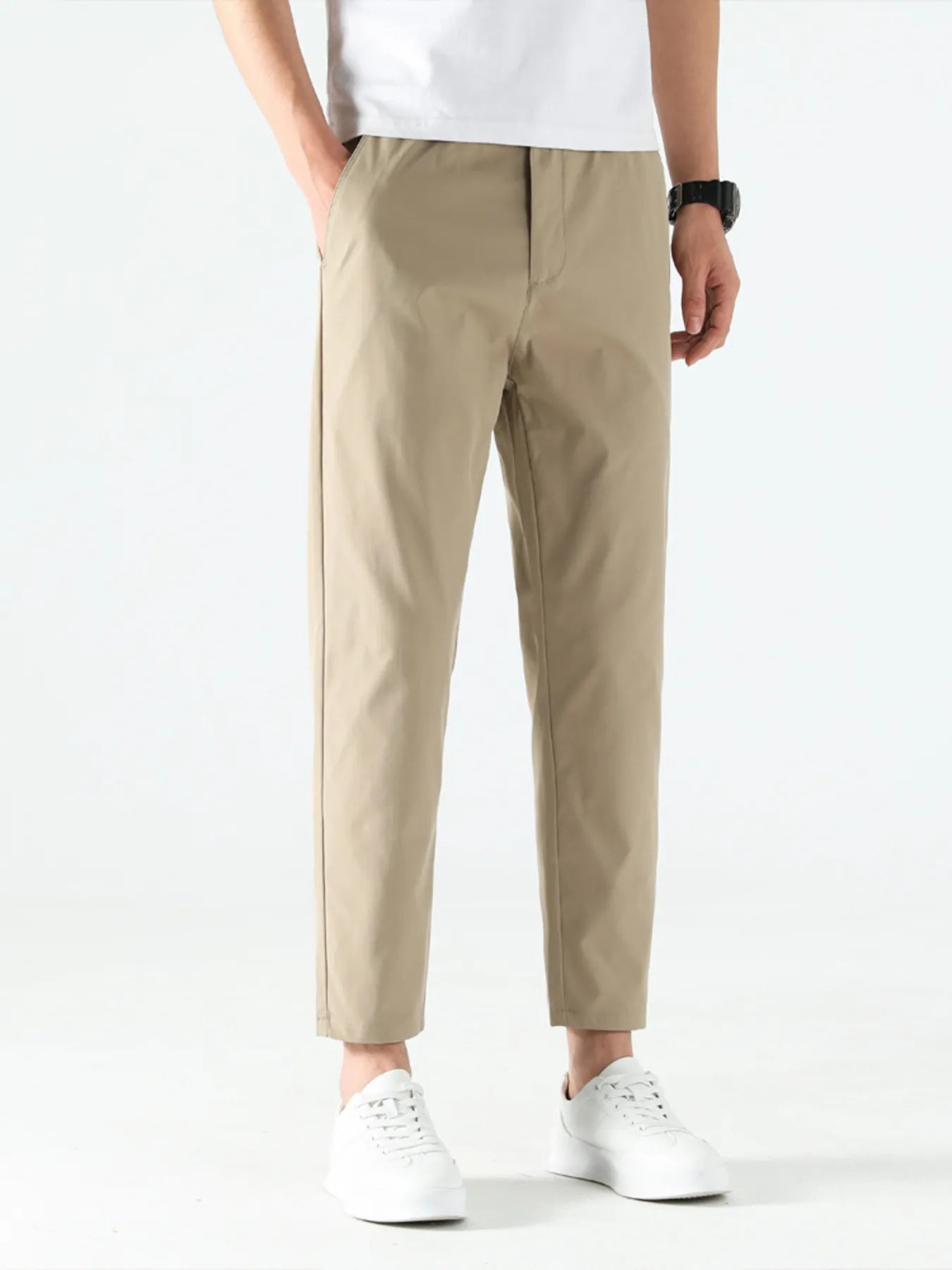 Men's Loose Fit Pants Khaki Easy Apparels