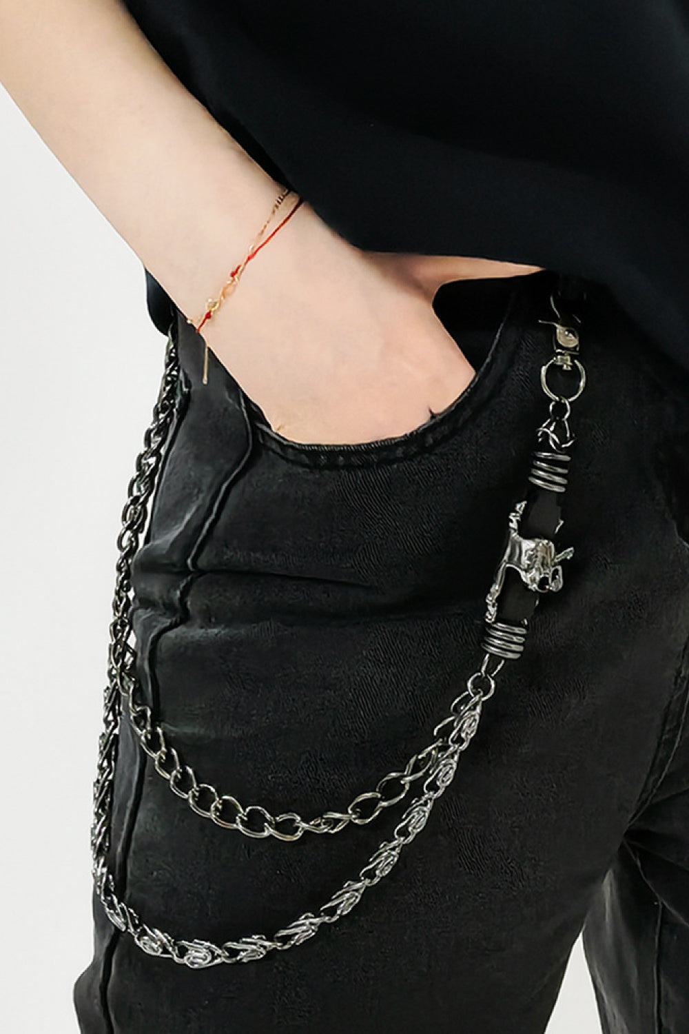 Double Layer Alloy Chain Belt Easy Apparels