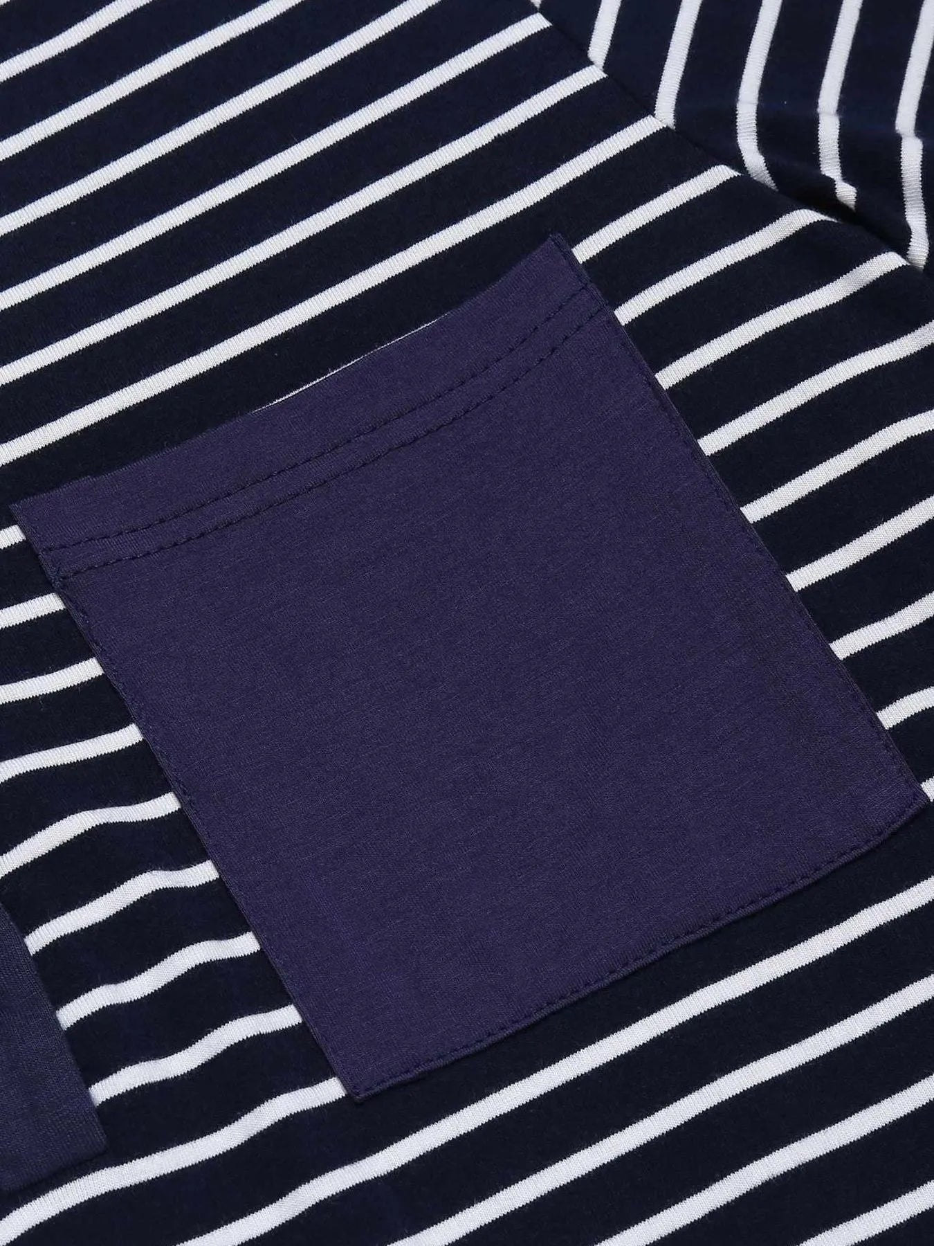 Striped Long Sleeve Lounge Dress Easy Apparels