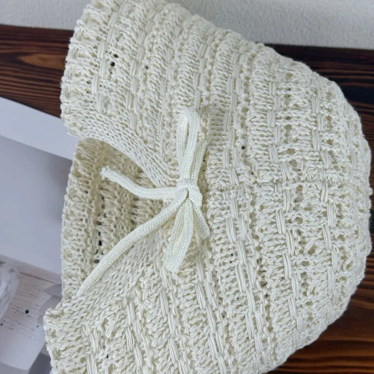 Crochet Bucket Hat with Drawstring Easy Apparels