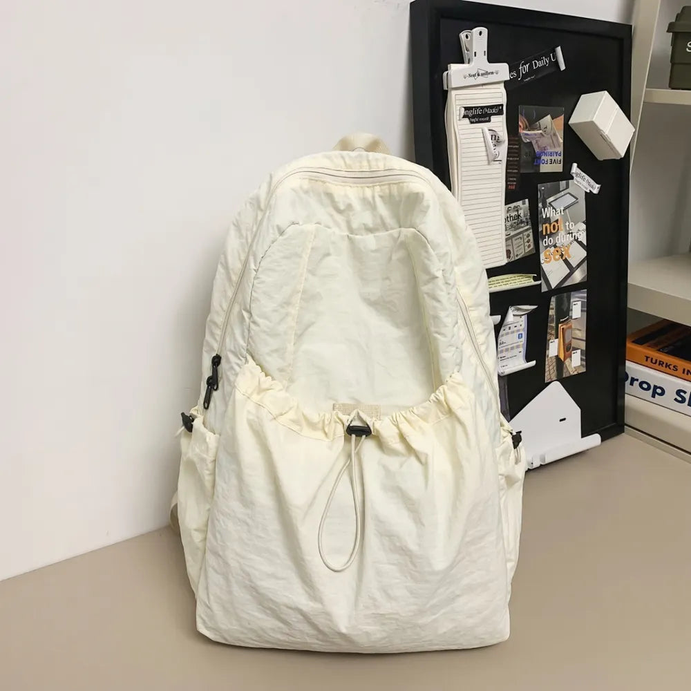 Drawstring Nylon Backpack Bag Easy Apparels