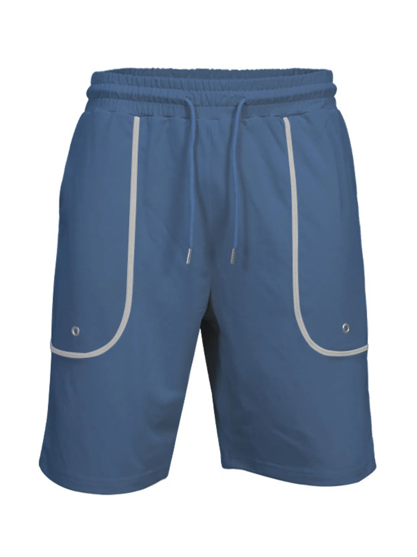 Men's Full Size Round Neck Short Sleeve T-Shirt and Shorts Set Plus Size Easy Apparels