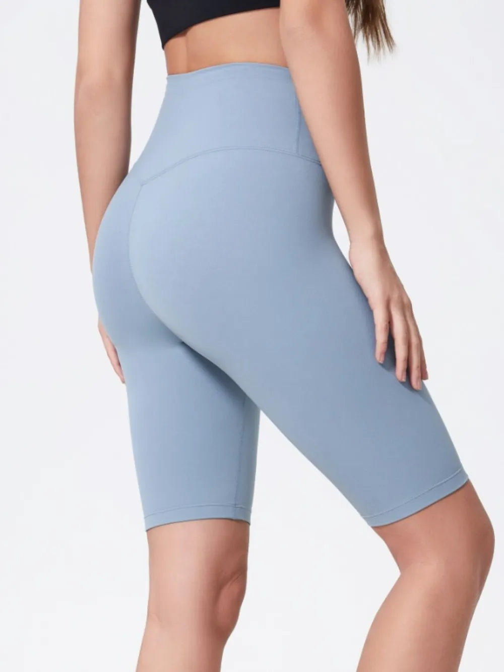 Millennia High Rise Wide Waistband Active Shorts Easy Apparels