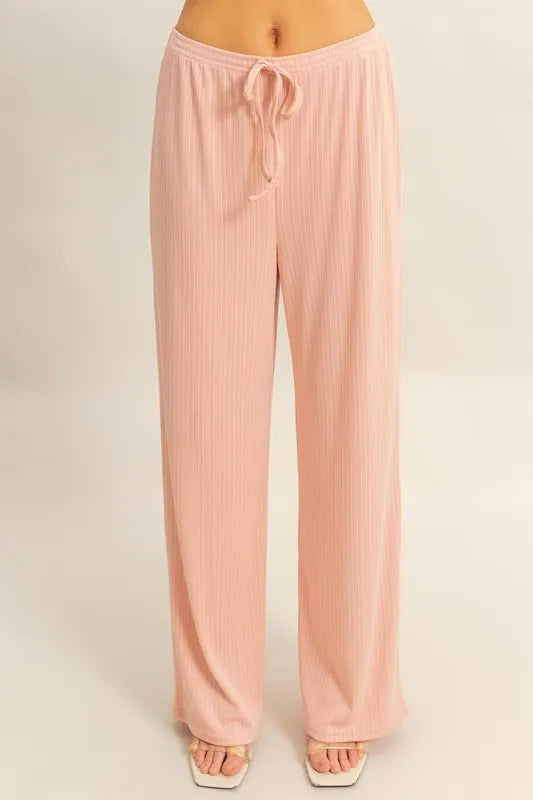HYFVE Rib Knit Cami Top and Pants Set Easy Apparels