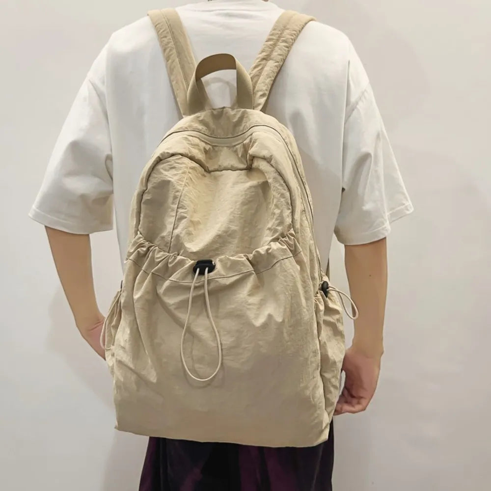 Drawstring Nylon Backpack Bag Easy Apparels