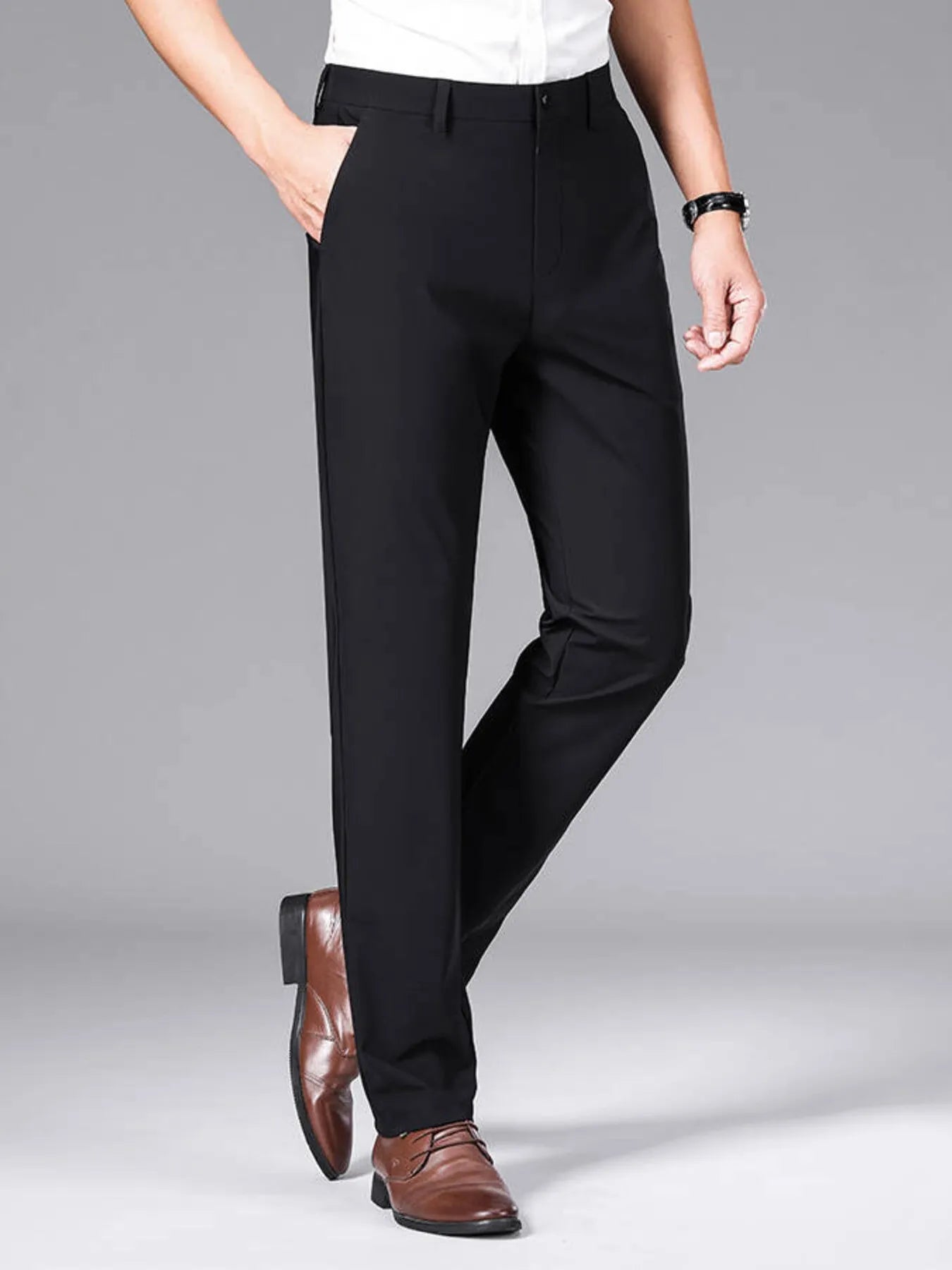 Men's Slim Fit Casual Pants Easy Apparels