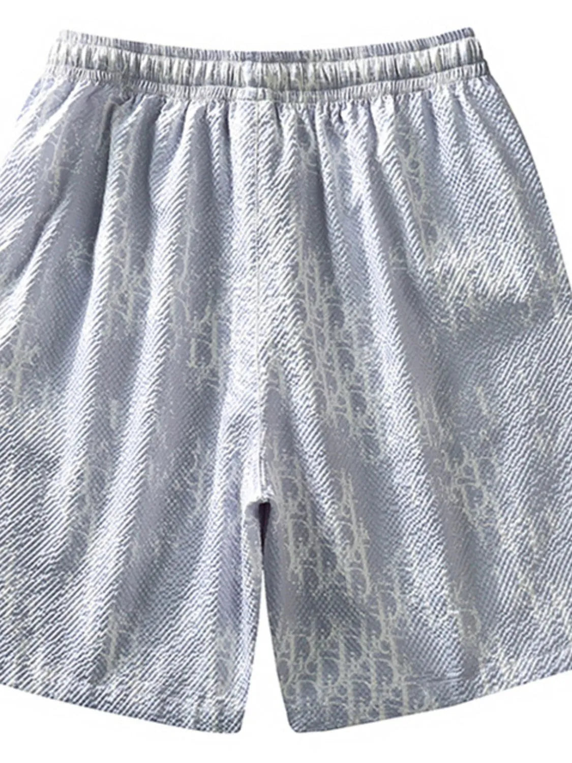 Men's Plus Size Abstract Print Drawstring Shorts Easy Apparels