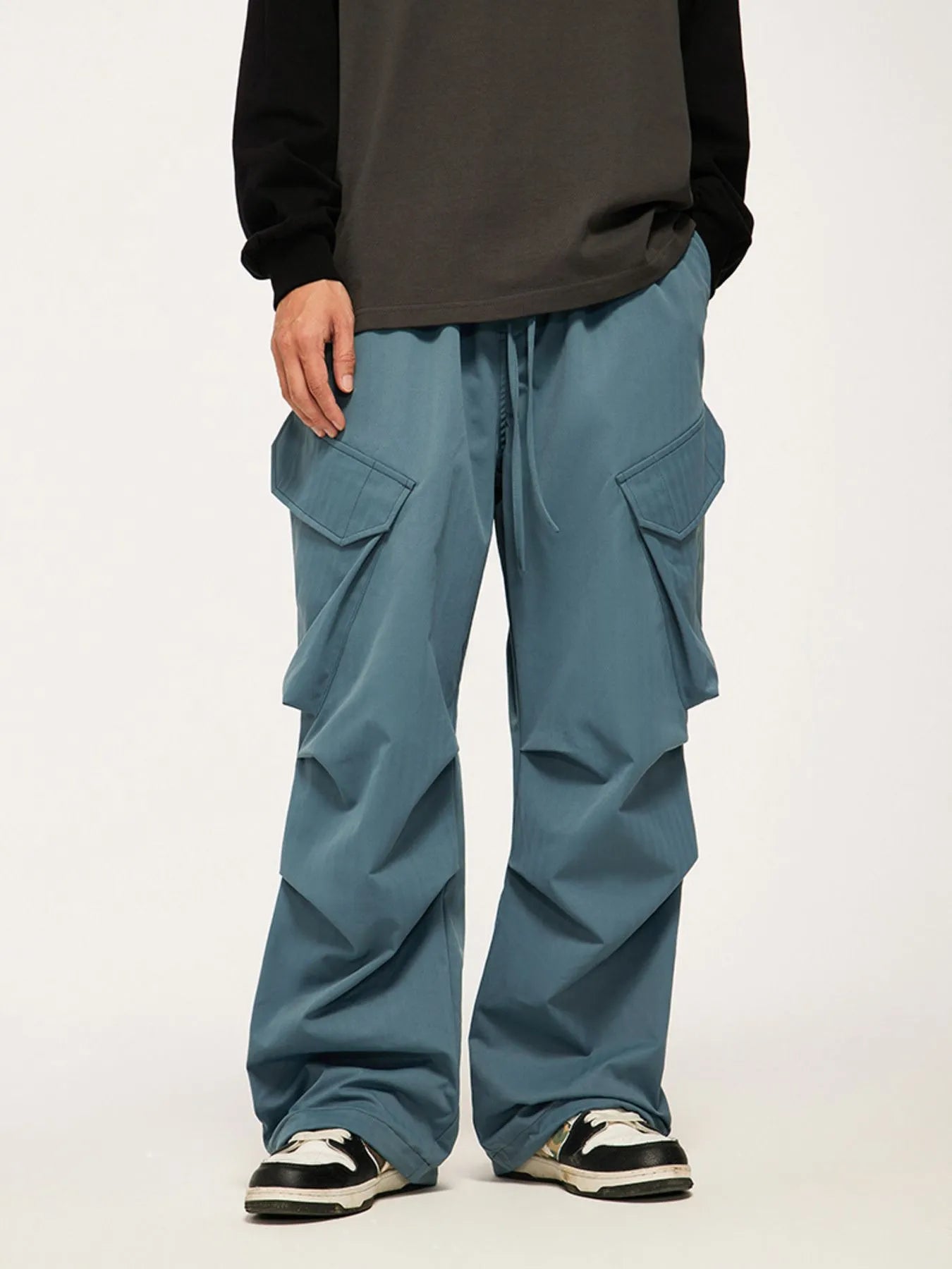 Men's Wide Leg Cargo Pants Easy Apparels
