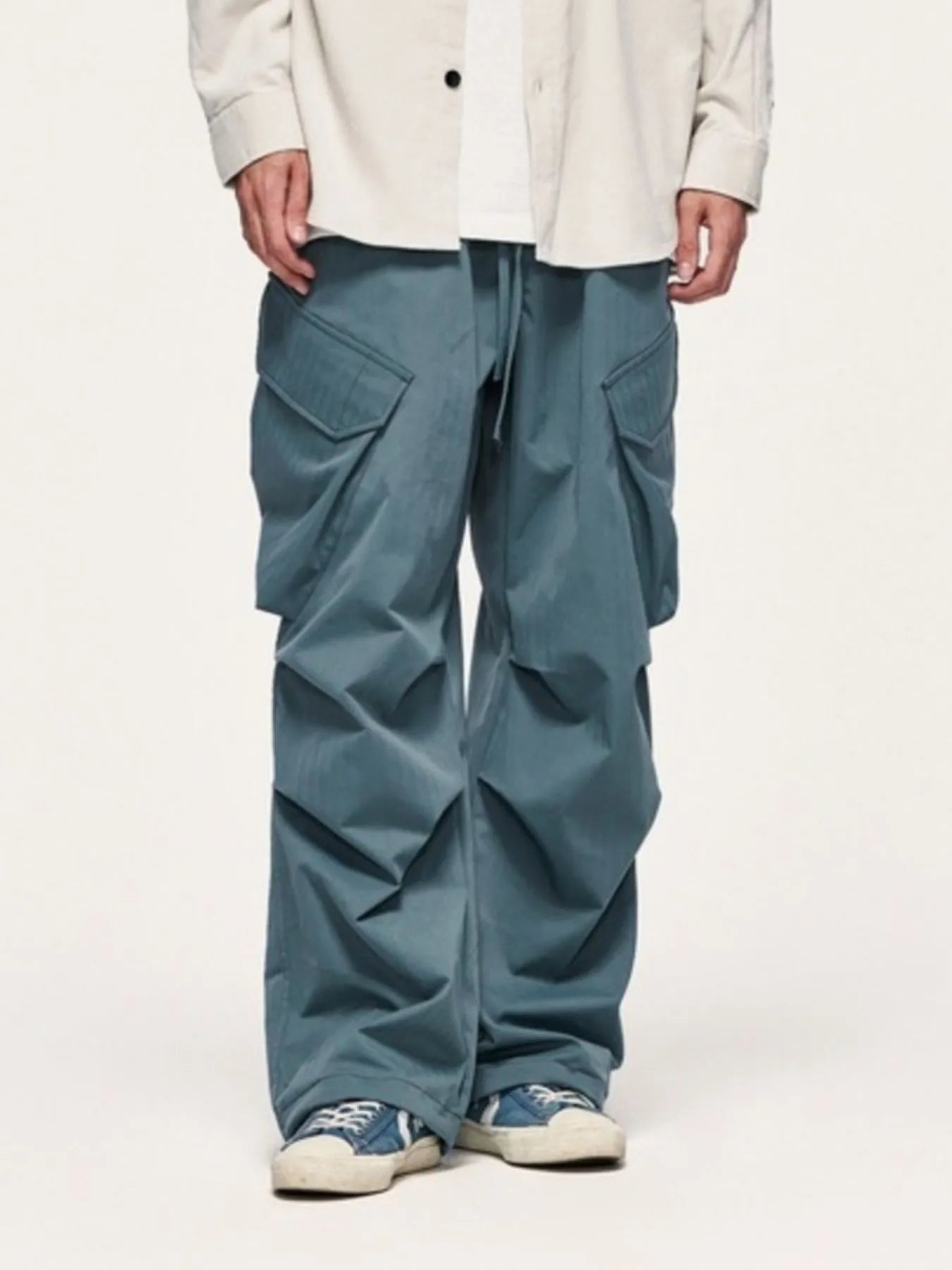 Men's Wide Leg Cargo Pants Easy Apparels