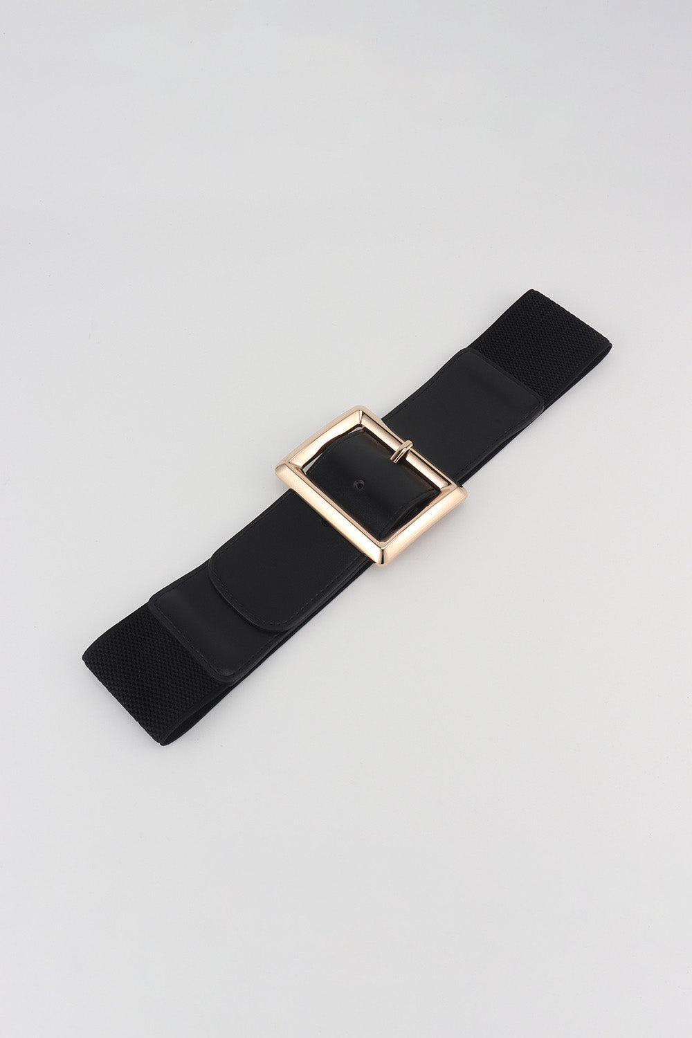 Rectangle Buckle Elastic Wide Belt Easy Apparels