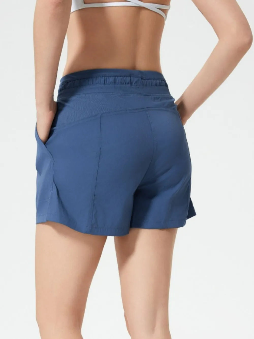 Millennia Drawstring Active Shorts with Pockets Easy Apparels