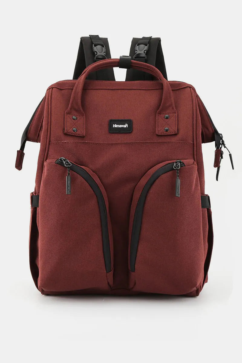 Himawari Waterproof Backpack Bag with Multilayer Pockets Red One Size Easy Apparels