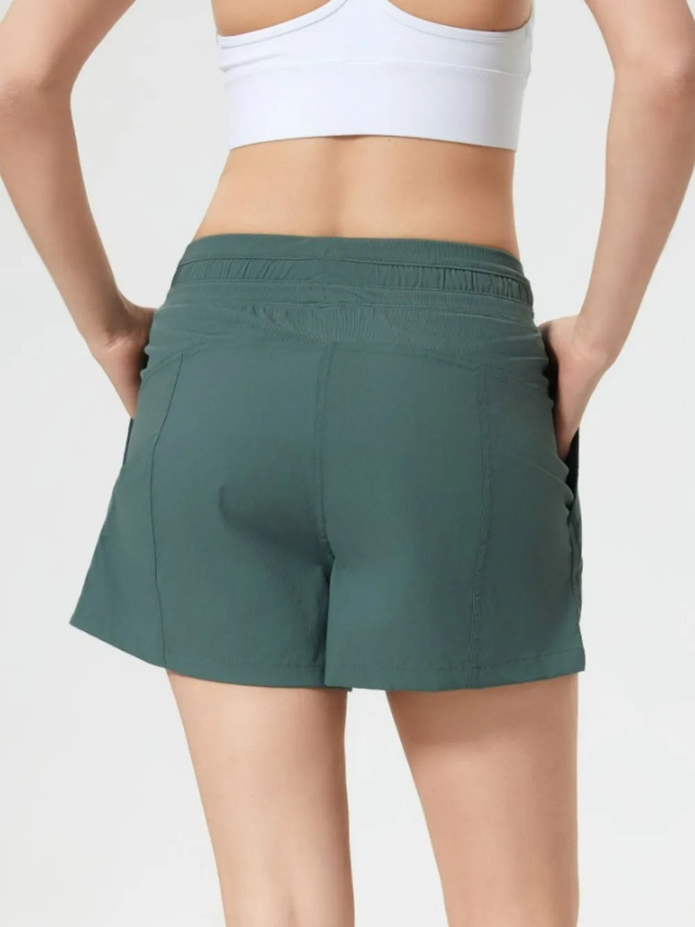 Millennia Drawstring Active Shorts with Pockets Easy Apparels