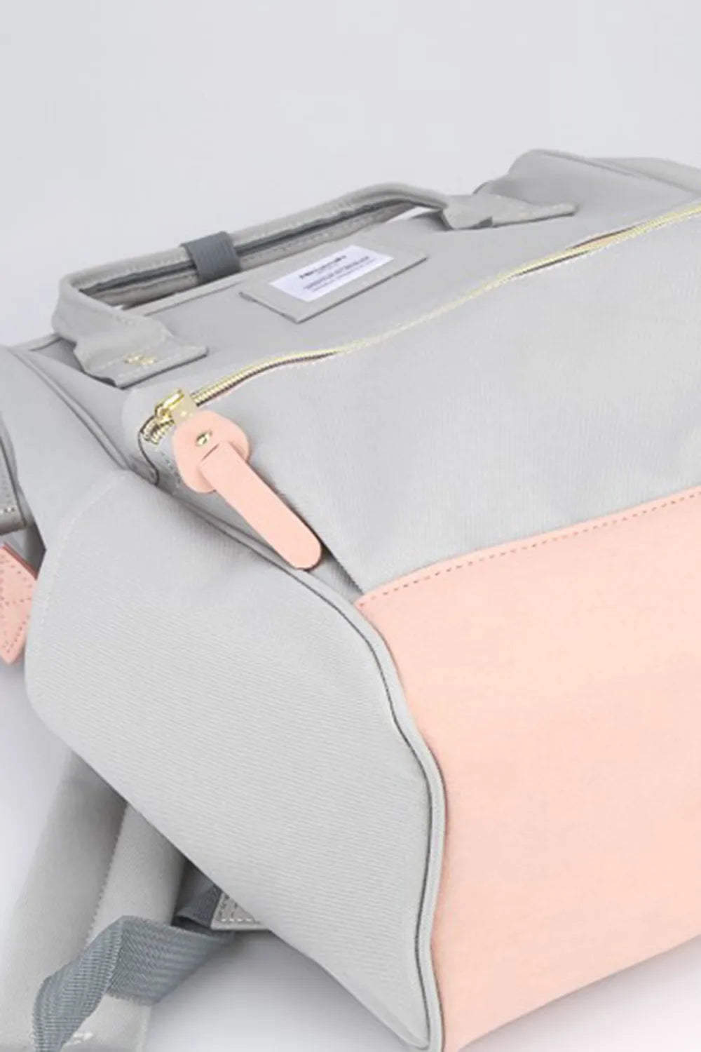 Himawari Contrast Waterproof Canvas Backpack Bag with Side Pockets Easy Apparels