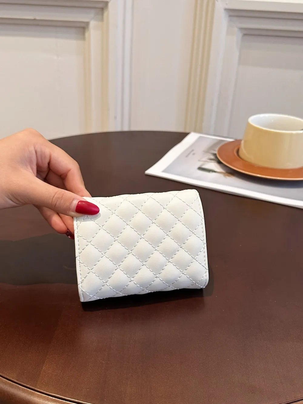 PU Leather Solid Color Wallet Easy Apparels