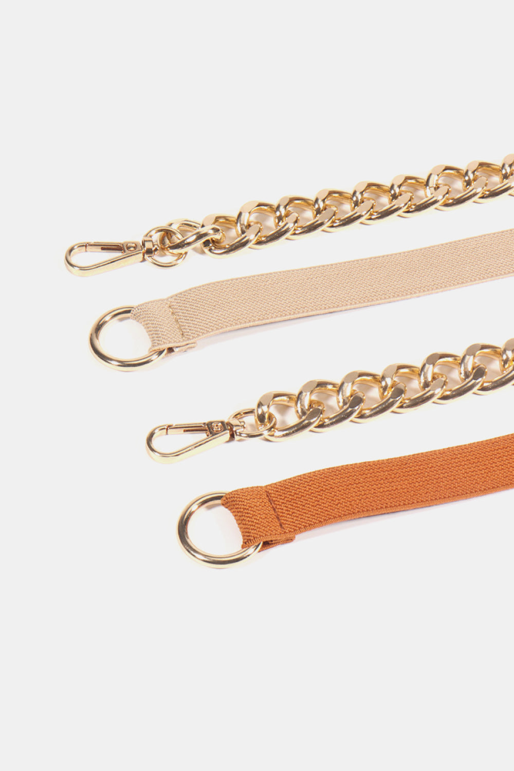 Half Alloy Chain Elastic Belt Easy Apparels