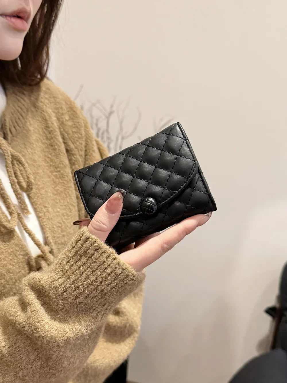 PU Leather Solid Color Wallet Easy Apparels