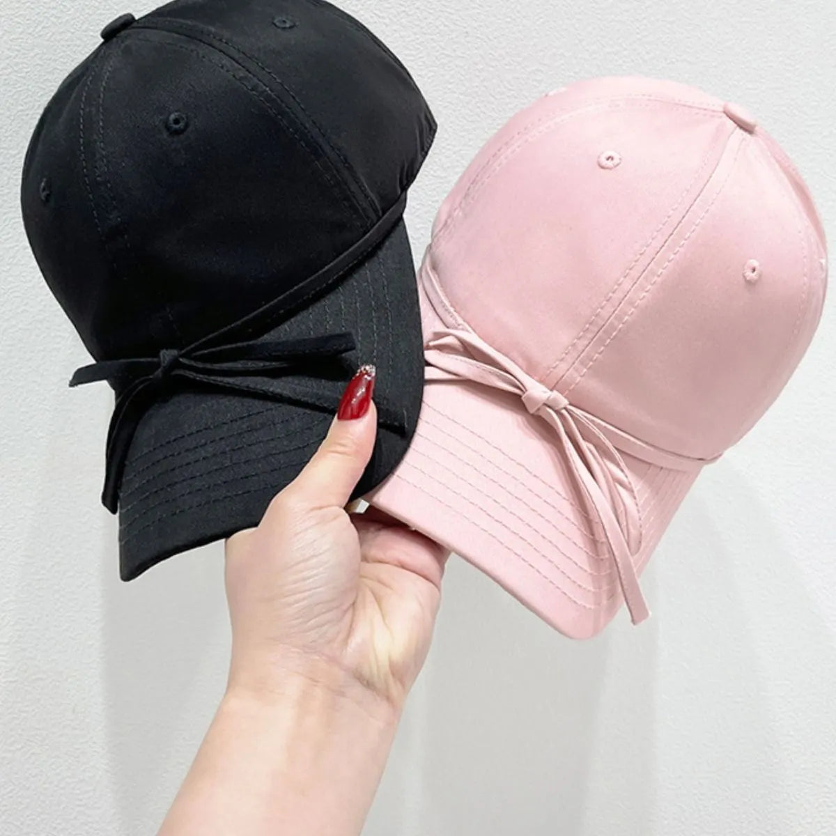 Bow Solid Color Baseball Cap Easy Apparels