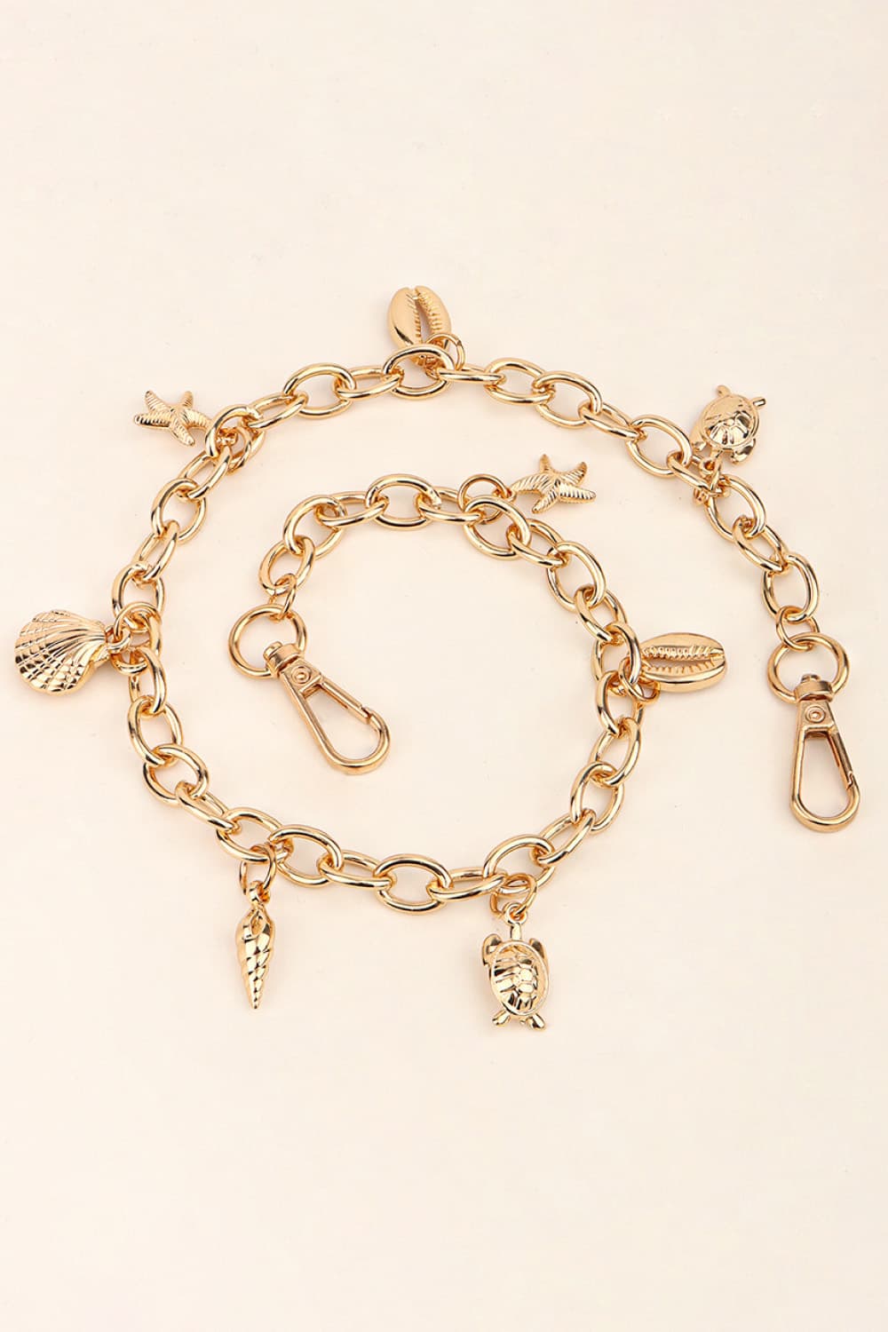Sea Element Charm Iron Chain Belt Easy Apparels