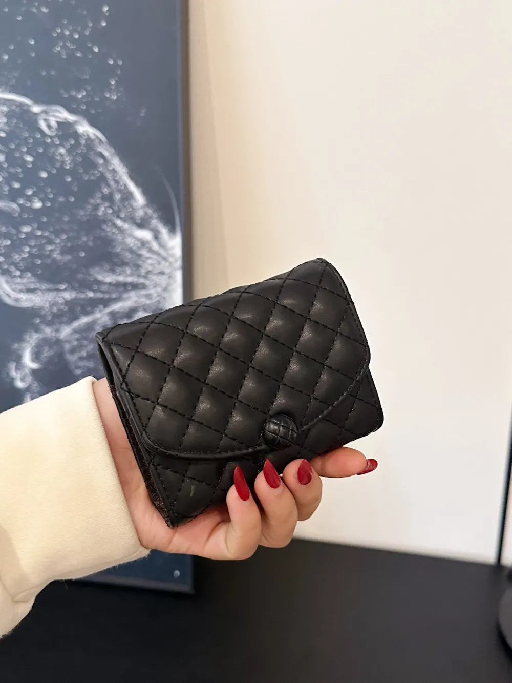 PU Leather Solid Color Wallet Easy Apparels