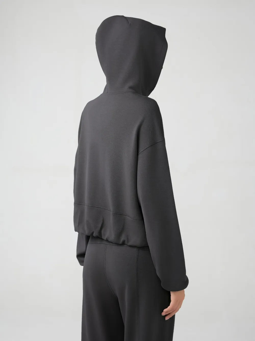 Millennia Zip Up Dropped Shouder Active Hooded Easy Apparels