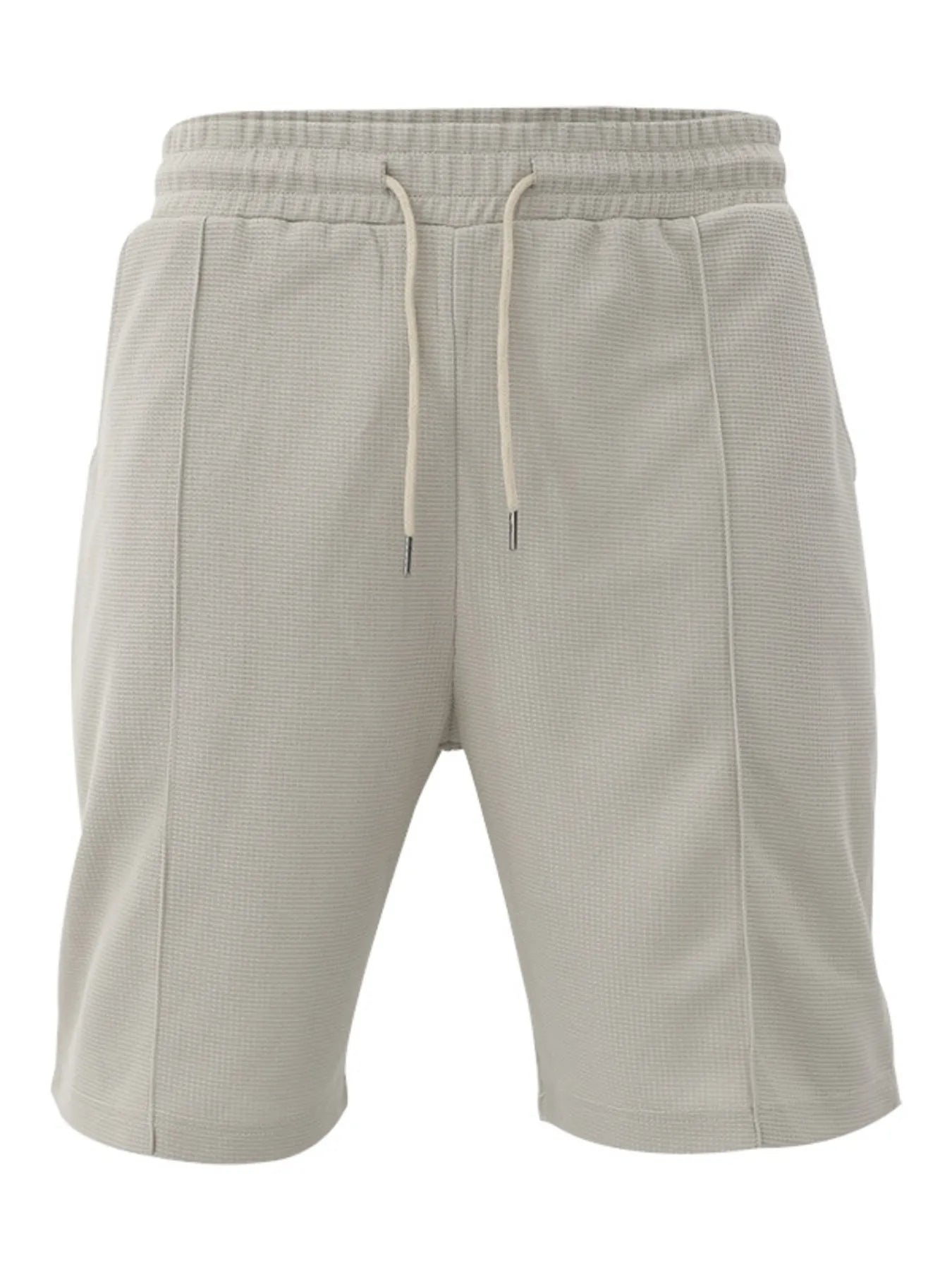 Men's Full Size Round Neck Tee and Shorts Set Plus Size Easy Apparels