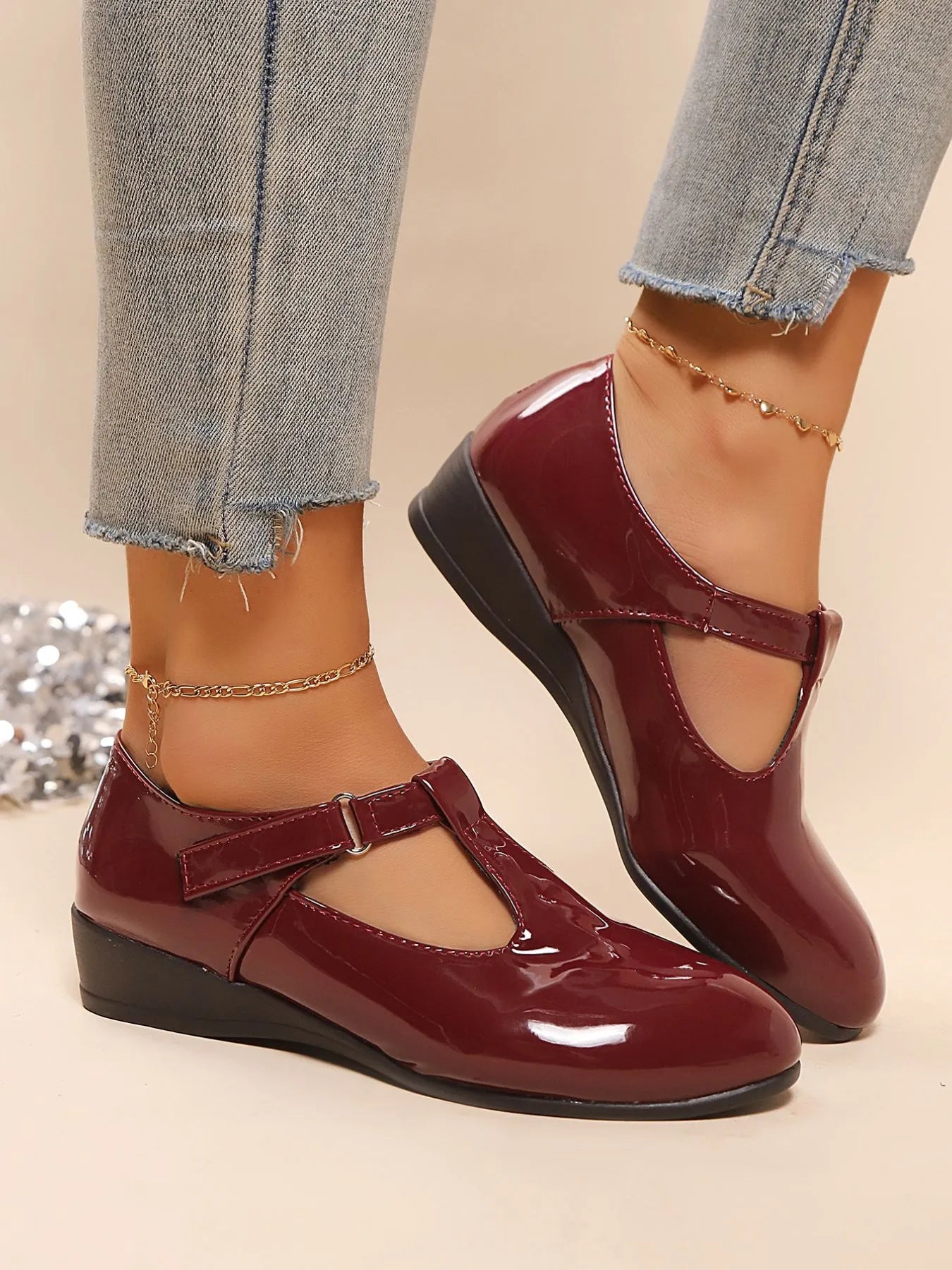 Point Toe Wedge Loafers Easy Apparels