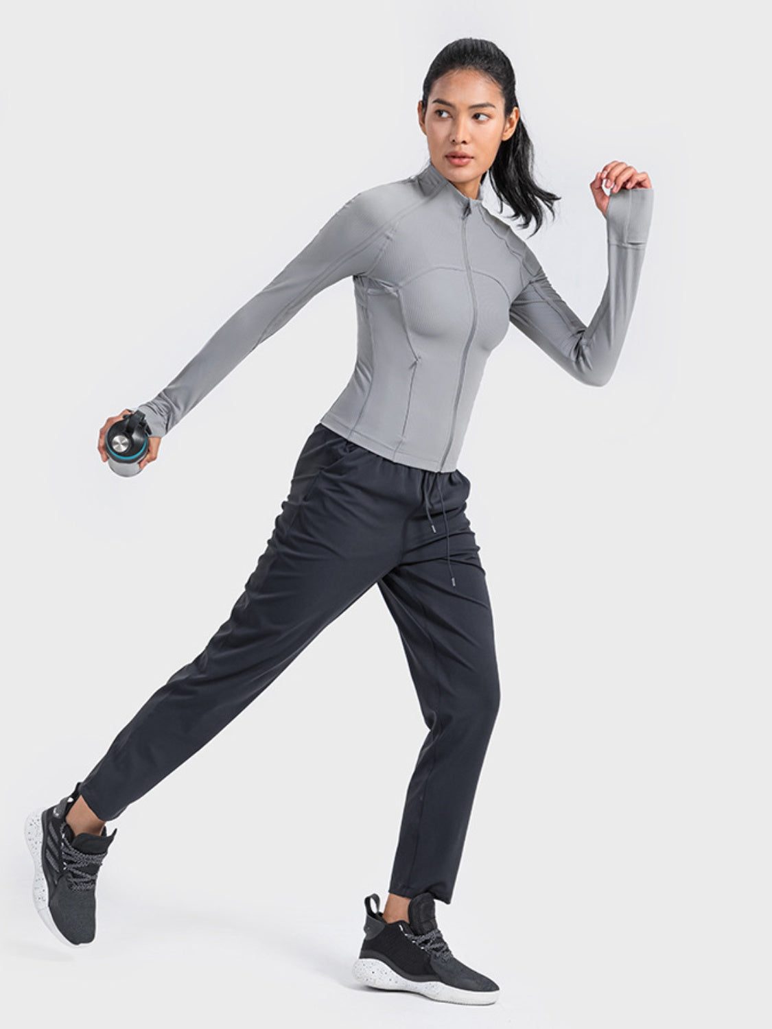 Millennia Zip-Up Long Sleeve Sports Jacket Easy Apparels