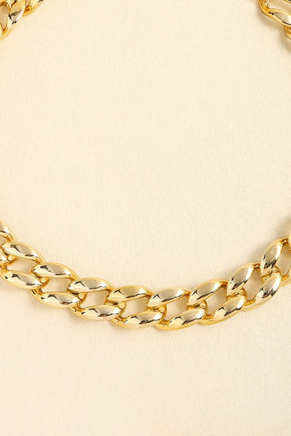 1" Width Acrylic Curb Chain Belt Easy Apparels
