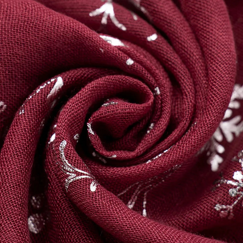 Christmas Element Polyester Scarf Easy Apparels