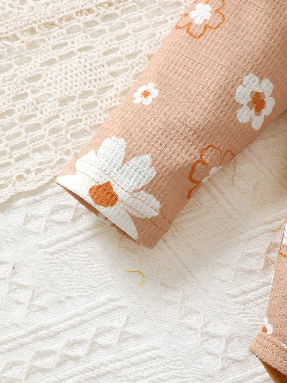 Children's Ruffled Floral Bodysuit and Bloomer, Headband Set Easy Apparels