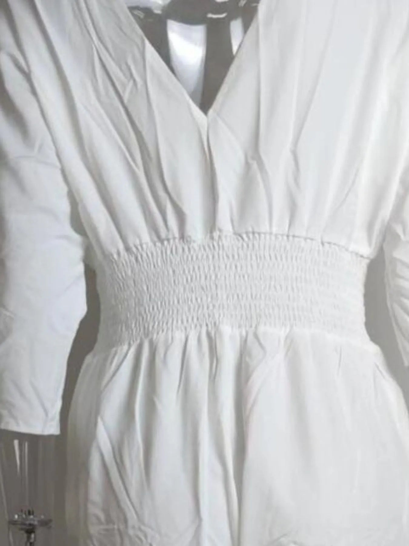 Full Size Wide-Leg Wrap Jumpsuit with Kimono Sleeves Plus Size Easy Apparels
