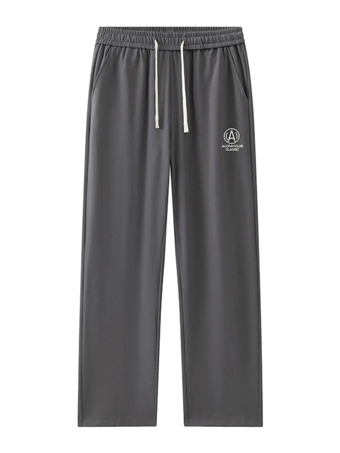 Men's Plus Size Drawstring Sweatpants with Pockets Gray Easy Apparels