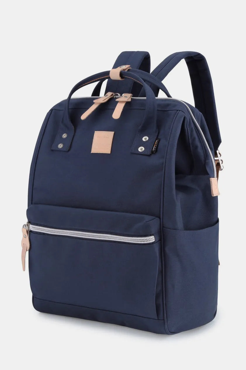 Himawari Waterproof Design Arcuate Shoulder Strap Backpack Bag with Handles Navy One Size Easy Apparels