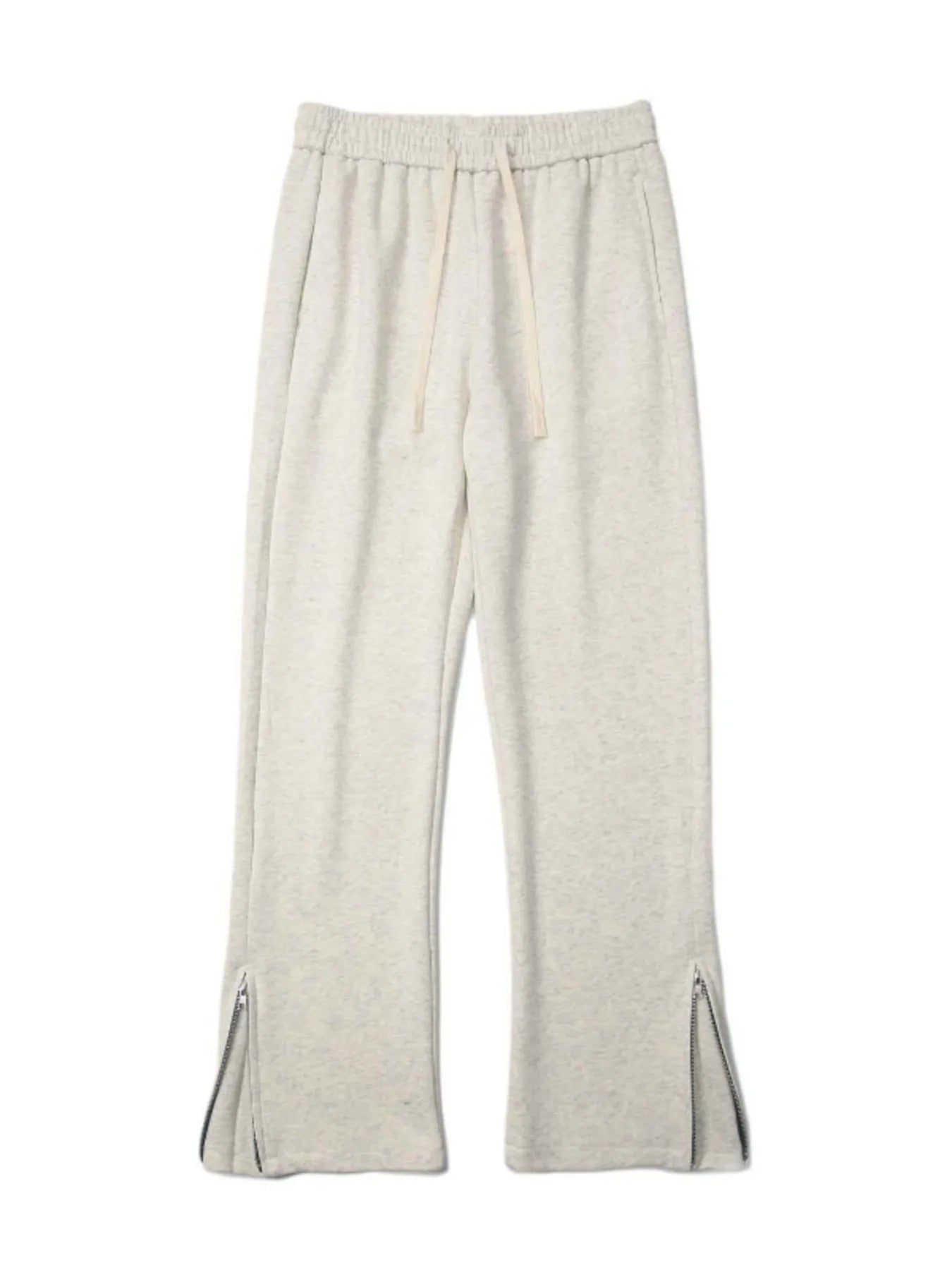 Men's Plus Size Wide Leg Drawstring Pants with Side Zipper Easy Apparels