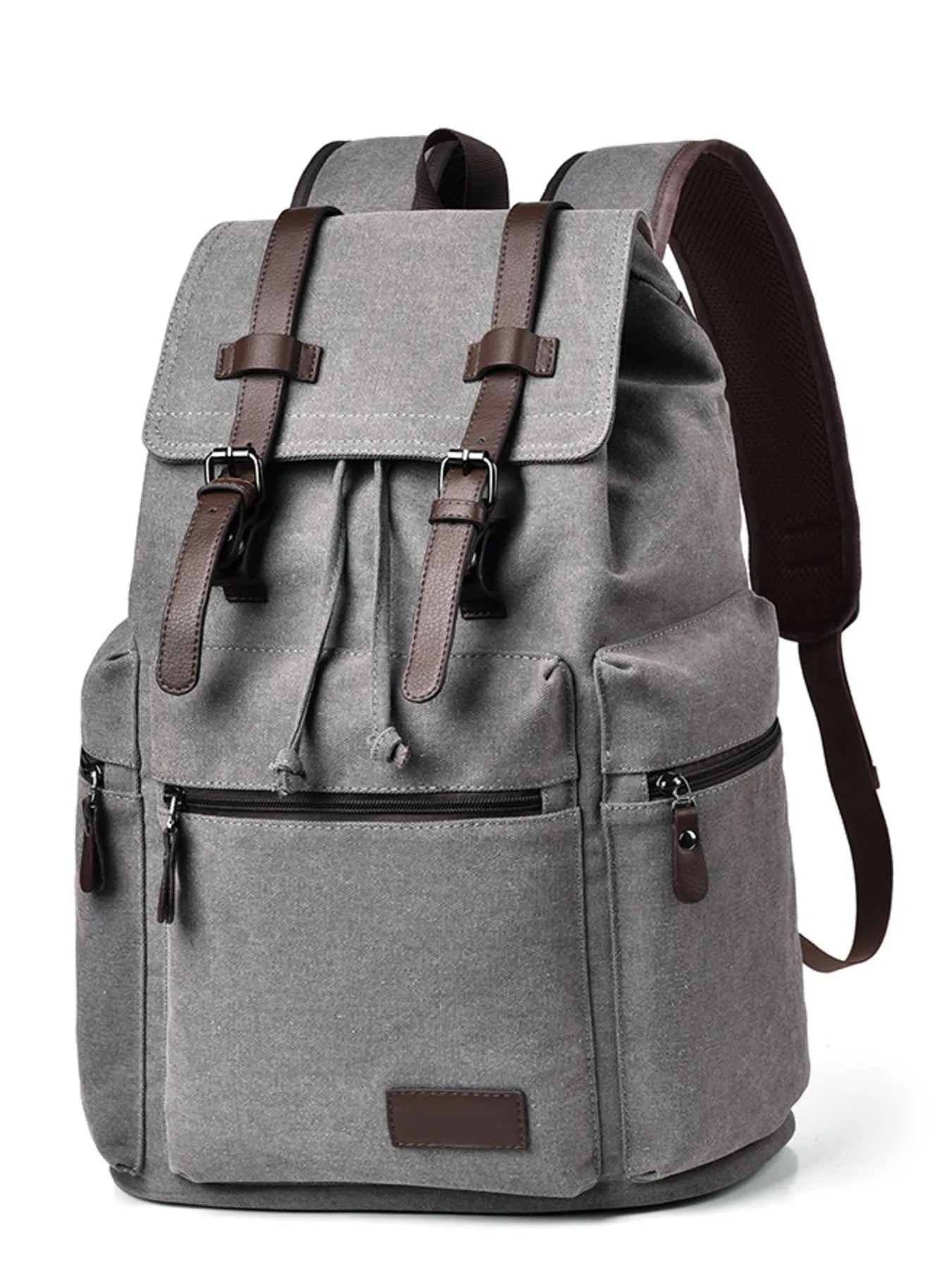 Canvas Backpack Bag with Buckle Straps Easy Apparels