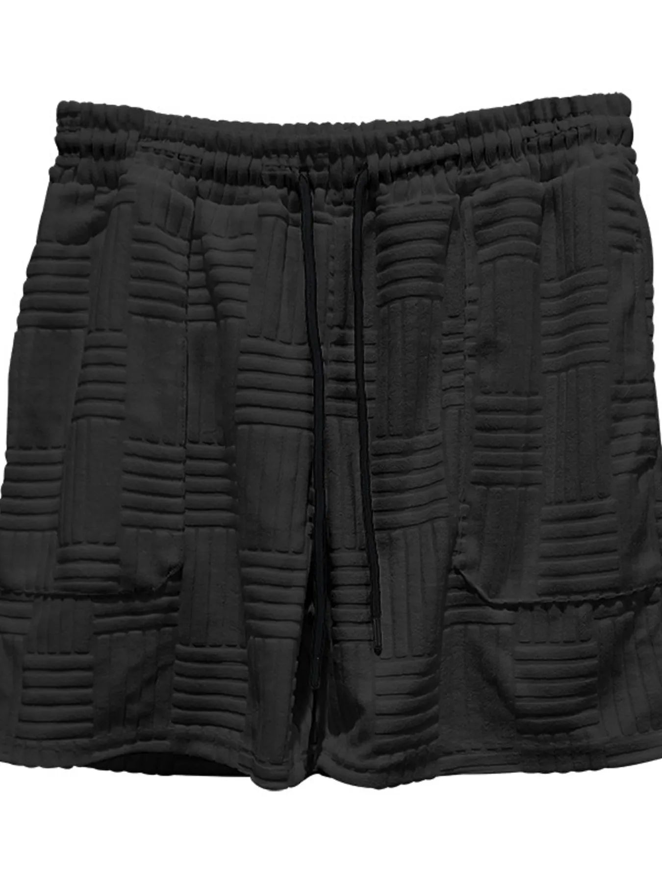 Men's Full Size Button Up Short Sleeve Top and Shorts Set Plus Size Easy Apparels