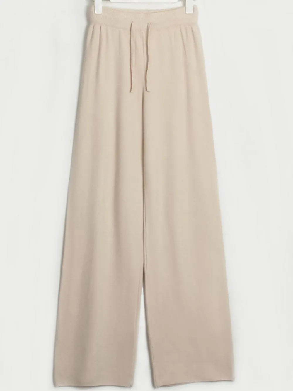 V-Neck Long Sleeve Top and Drawstring Pants Sweater Set Easy Apparels
