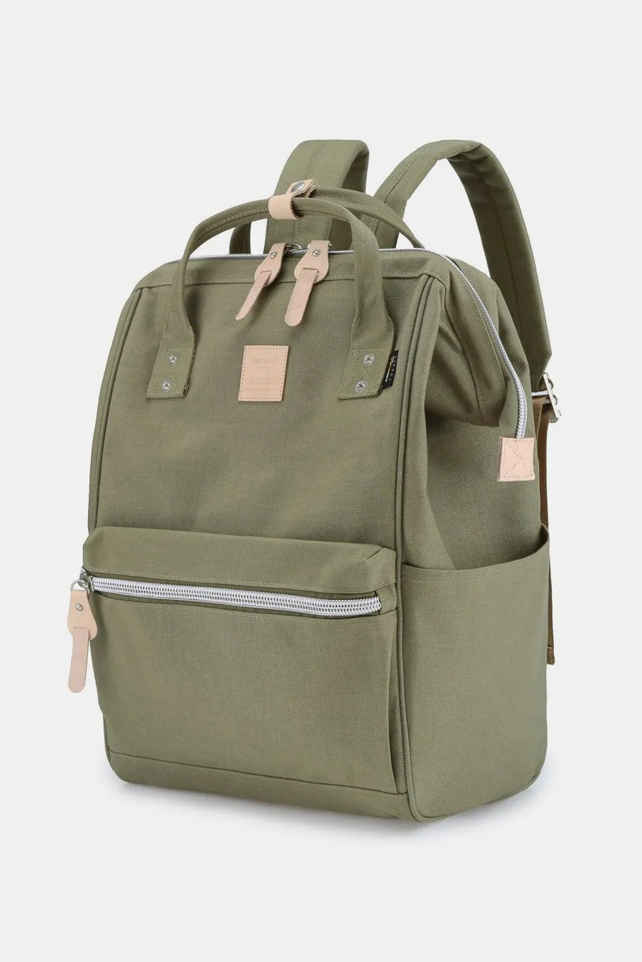 Himawari Waterproof Design Arcuate Shoulder Strap Backpack Bag with Handles Moss One Size Easy Apparels