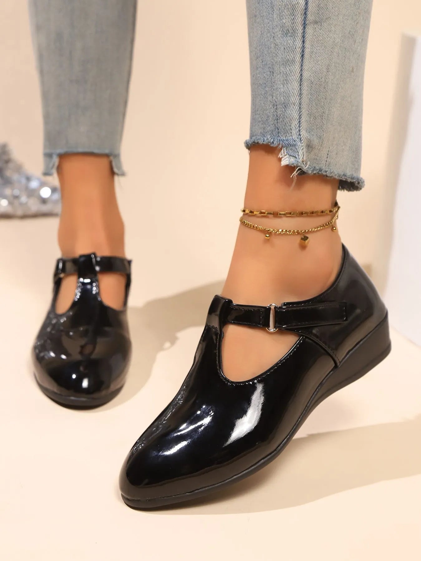 Point Toe Wedge Loafers Easy Apparels
