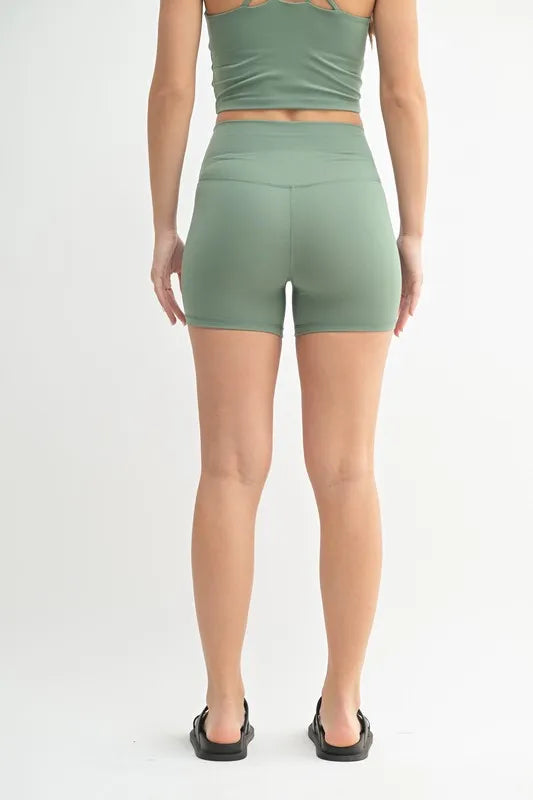 MONO B Venice Cloud Light Contour Biker Shorts Easy Apparels