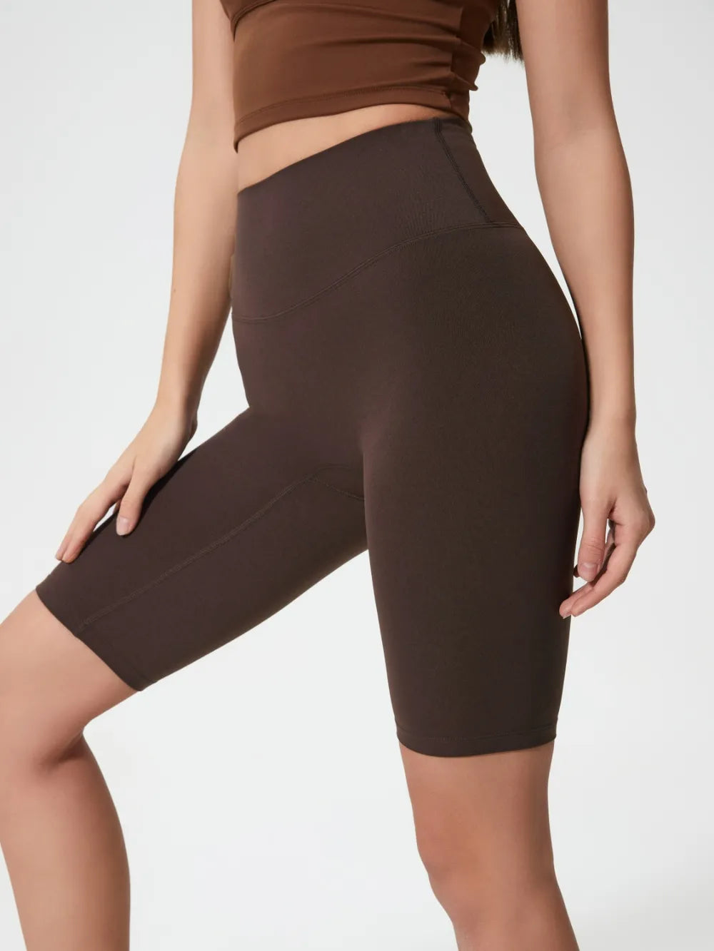 Millennia High Rise Wide Waistband Active Shorts Easy Apparels