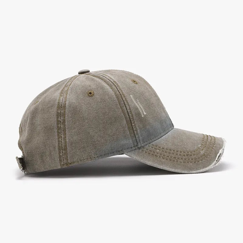 Distressed Washed Adjustable Baseball Cap Easy Apparels