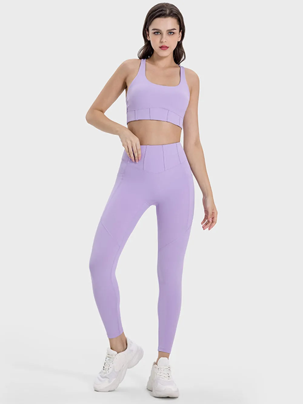 Millennia Square Neck Wide Strap Active Tank Easy Apparels