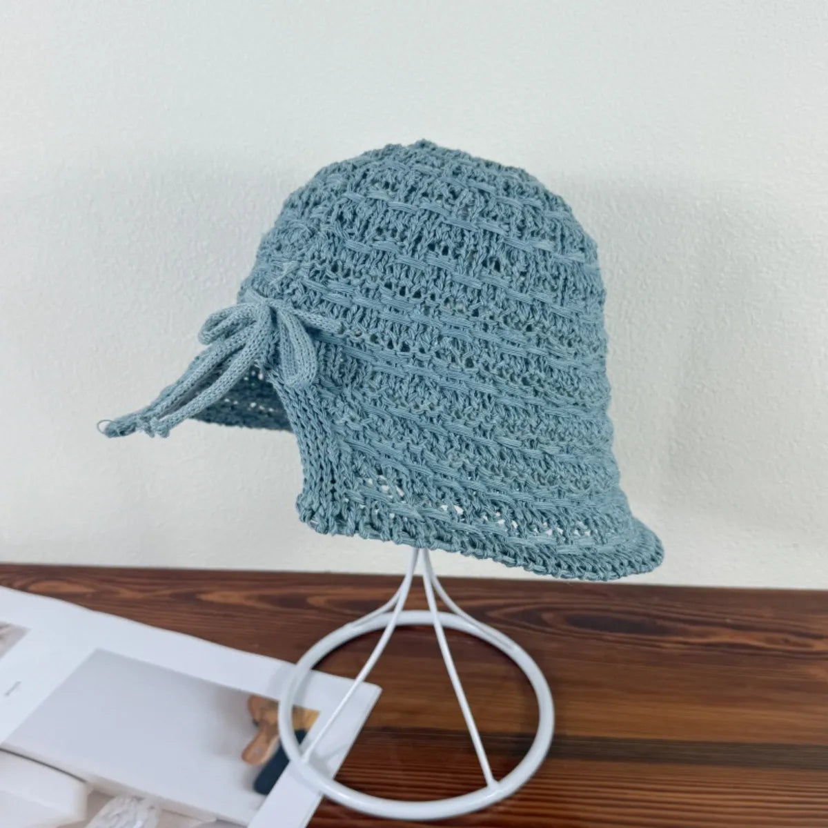 Crochet Bucket Hat with Drawstring Easy Apparels