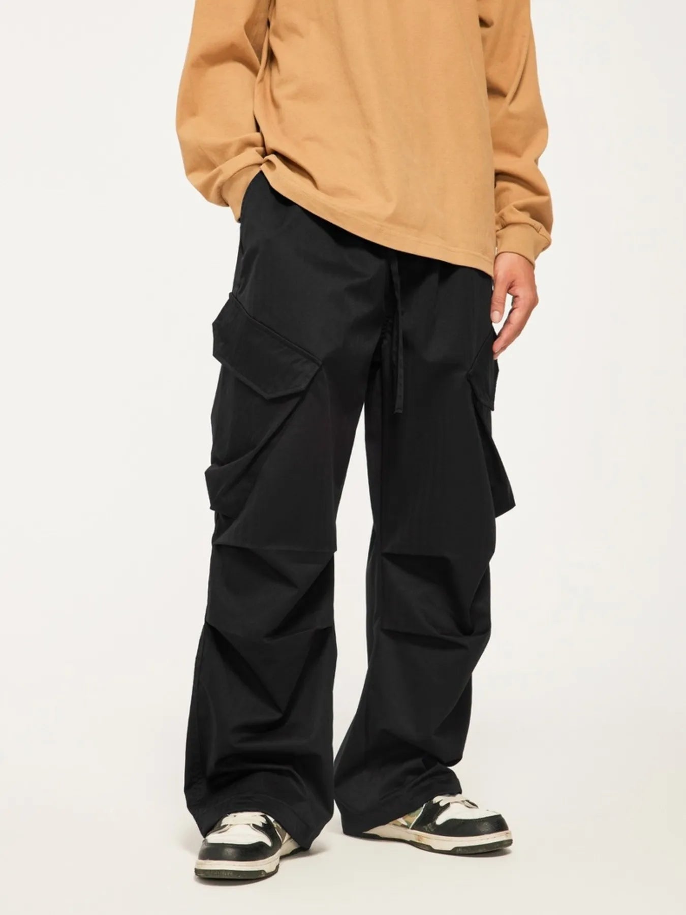 Men's Wide Leg Cargo Pants Easy Apparels