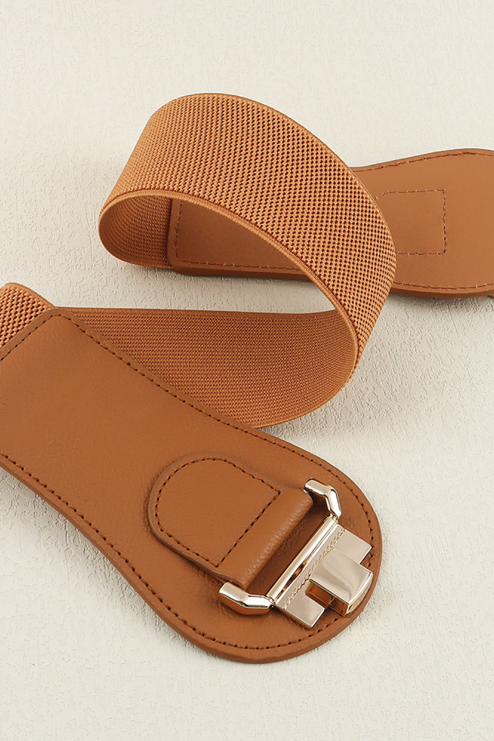 Alloy Buckle Elastic Belt Easy Apparels